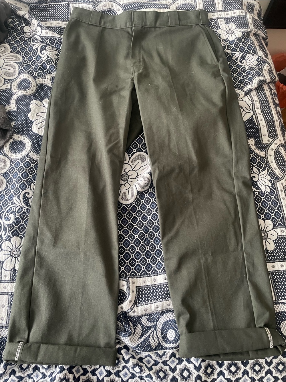Dickies 874 olive green pants 34x32